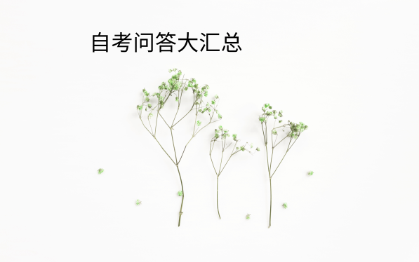 自考问答汇总！关于自考你是否也想问这些？
